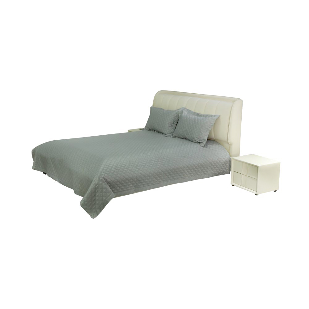 Satin Ultrasonic Bed Spread Set