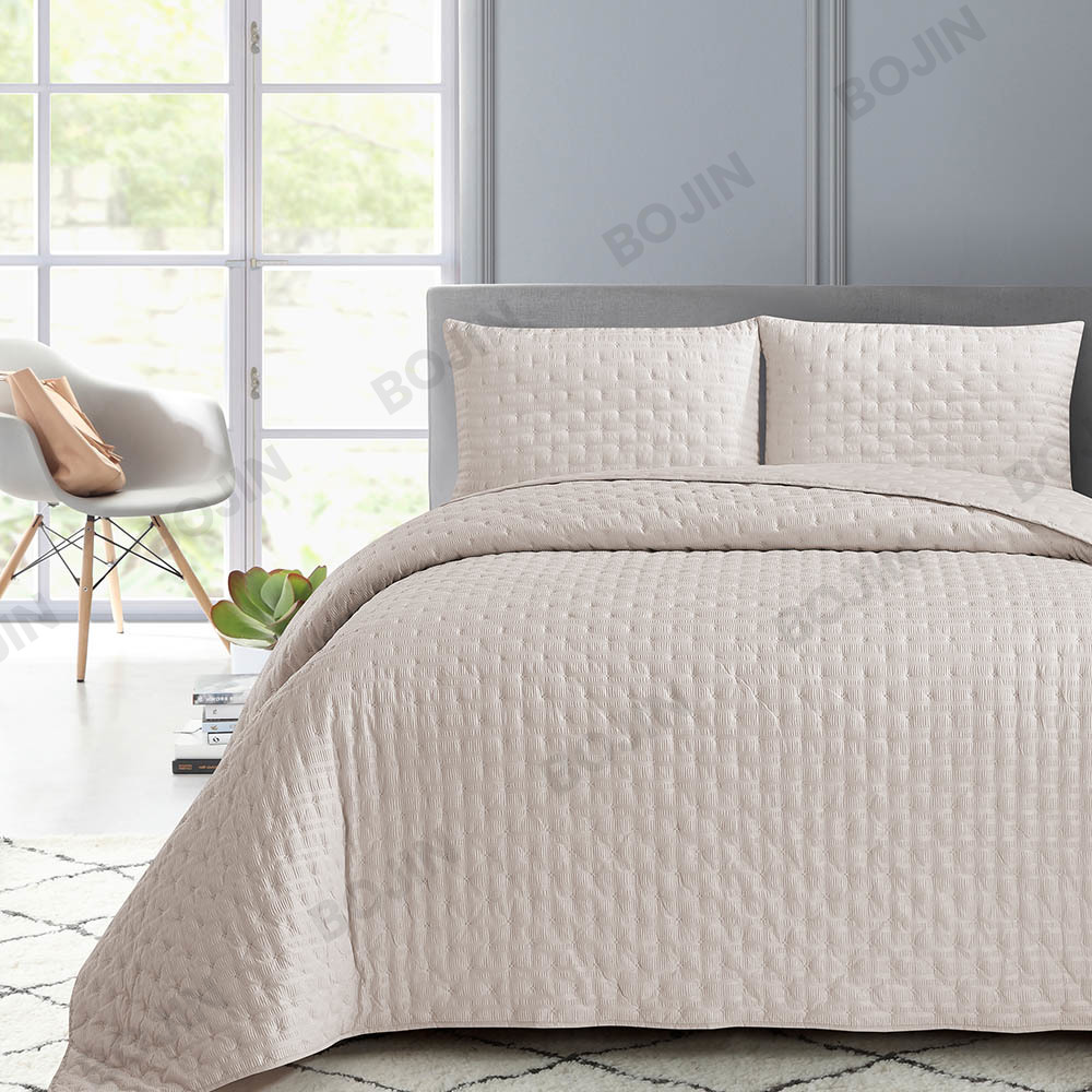 Bubble Microrfiber Ultrasonic Quilt Set