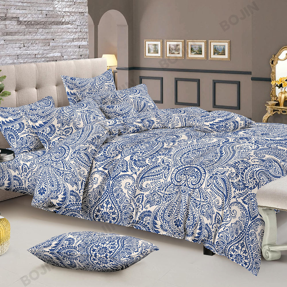 100% polyester microfiber printed comforter set bedding set