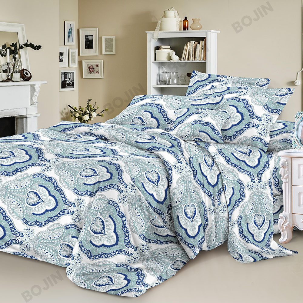 100% polyester microfiber printed comforter set bedding set