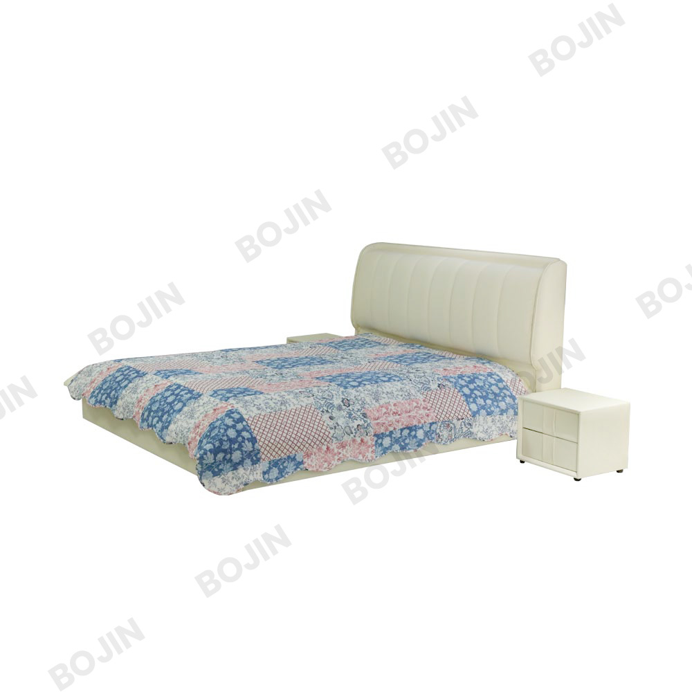 100% polyester microfiber printed thread quilt bedding set